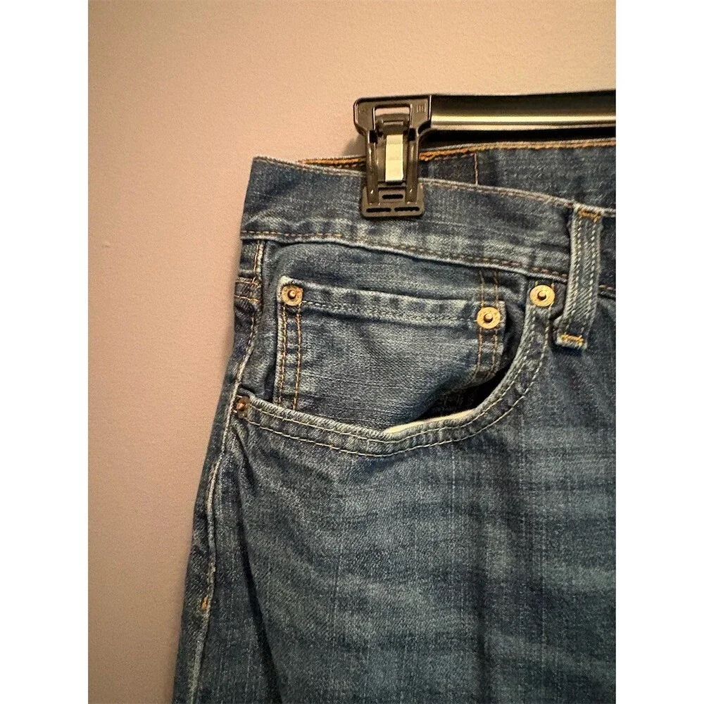 Levi's 527 Jeans Mens 34x32 Blue Medium Wash Bootcut Low Rise Classic Fit